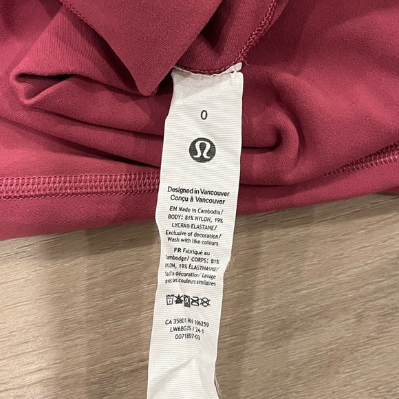 Lululemon | Align Crop 21" High Rise Size 0 - Picture 7 of 8